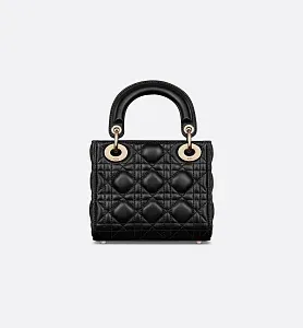 Dior Сумка Lady мини-формата Black - фото 3