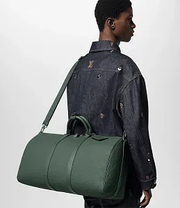 Louis Vuitton Сумка Keepall 50 с плечевым ремнем - фото 2