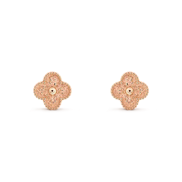 VAN CLEEF AND ARPELS Серьги Vintage Alhambra Van Cleef & Arpels Rose Gold - фото 1