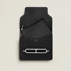 Hermès Кошелек Roulis mini Black - фото 3