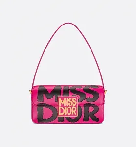 Dior Сумка с клапаном Miss Fuchsia and Black - фото 1