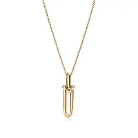 Tiffany & Co. Подвеска HardWear Elongated Link Pendant Yellow Gold - фото 1