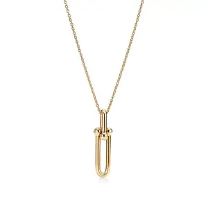 Tiffany & Co. Подвеска HardWear Elongated Link Pendant Yellow Gold - фото 1