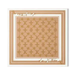 Louis Vuitton Платок-каре Cordage 90 Beige Rose - фото 1