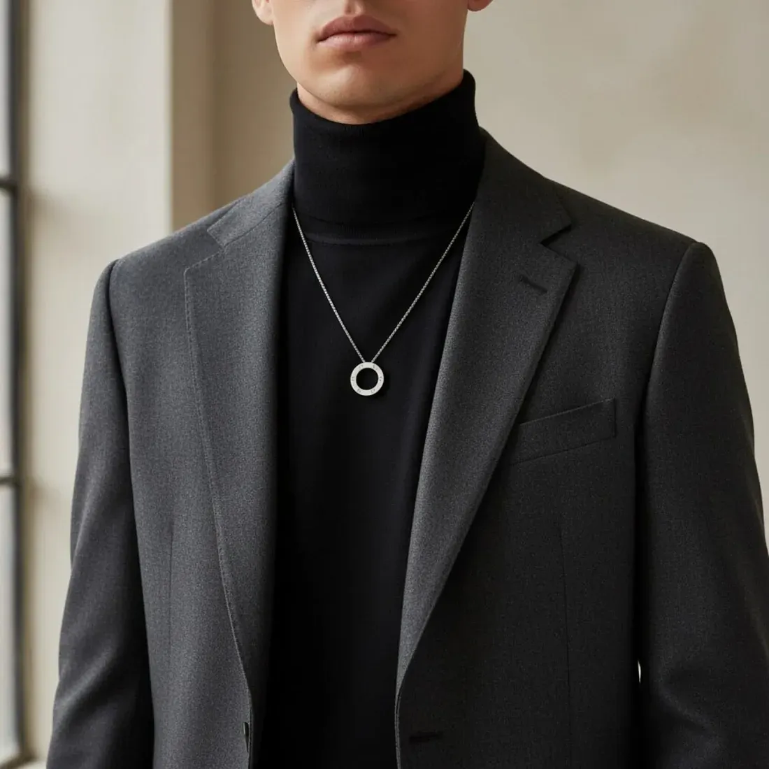 Cartier Кулон Love Men White Gold - фото 2