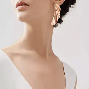 Tiffany & Co. Серьги Elsa Peretti High Tide Earrings Rose Gold - фото 2