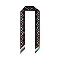 Louis Vuitton Шелковая лента Monogram Multicolor BB TM x Black - фото 1