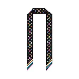 Louis Vuitton Шелковая лента Monogram Multicolor BB TM x Black - фото 1