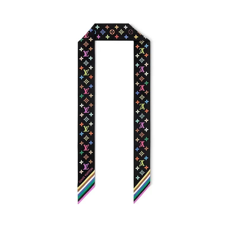 Шелковая лента Monogram Multicolor BB TM x Louis Vuitton Black - фото 1