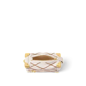 Louis Vuitton Сумка Side Trunk PM Creme/Noisette - фото 3