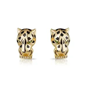 Cartier Серьги Panthere de earrings, diamonds - фото 1