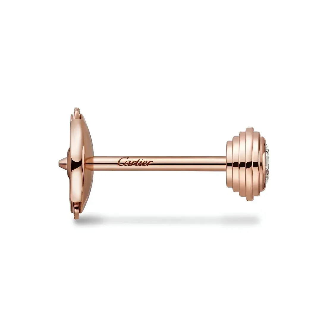Cartier Серьги d'Amour stud earrings, 2 diamonds, small model Rose Gold - фото 3
