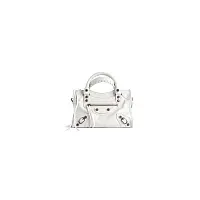Balenciaga Сумка Le City мини формата Optic White - фото 1