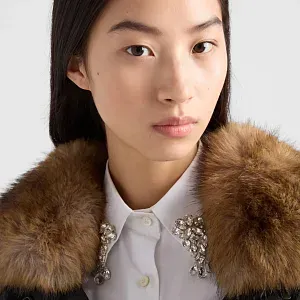 Prada Пуховая куртка из технологичной парусины - фото 4