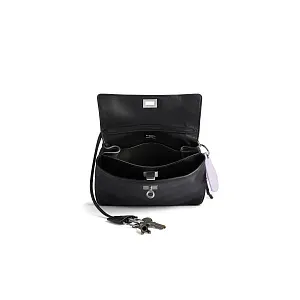 Balenciaga Сумка Rodeo Used Effect With Charms in Black мини формата - фото 6