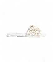 Chanel Бархатные мюли White - фото 1