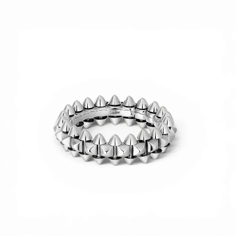 Кольцо Cartier Clash de Cartier Small Ring Men White Gold - фото 1