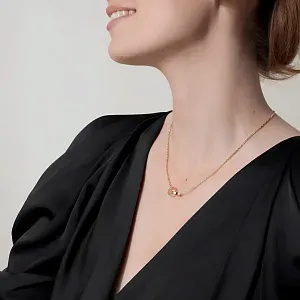 Cartier Кулон Love, semi-paved Yellow Gold - фото 2