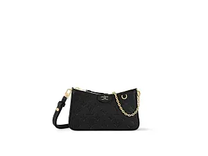 Louis Vuitton Сумка Easy Pouch с плечевым ремнем Black - фото 1