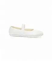 Chanel Кожаные туфли Мэри-Джейн White - фото 1