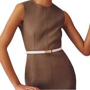 Hermès Ремень Kelly 18 Blanc / Or Jaune - фото 2