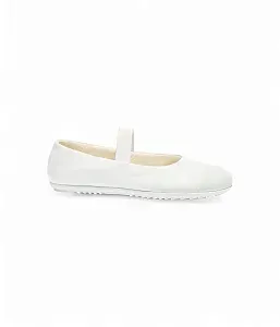 Chanel Кожаные туфли Мэри-Джейн White - фото 1