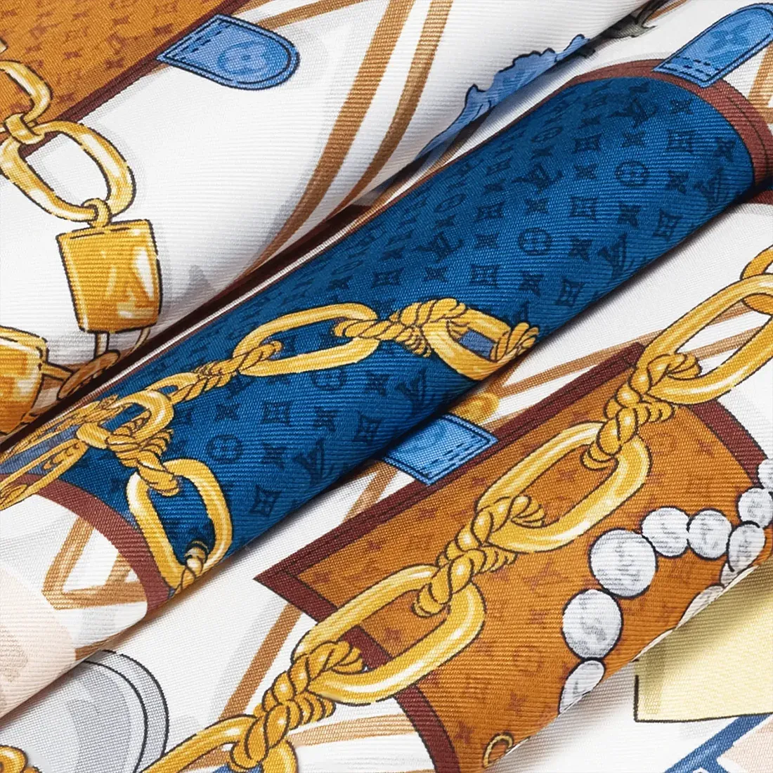 Louis Vuitton Платок-каре Malle Coiffeuse 90 Blue - фото 4