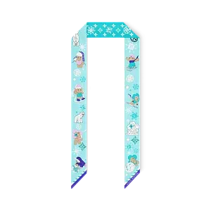 Louis Vuitton Шелковая лента Xmas Vivienne BB Blue - фото 1