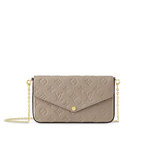 Louis Vuitton Клатч Felicie Tourterelle - фото 1