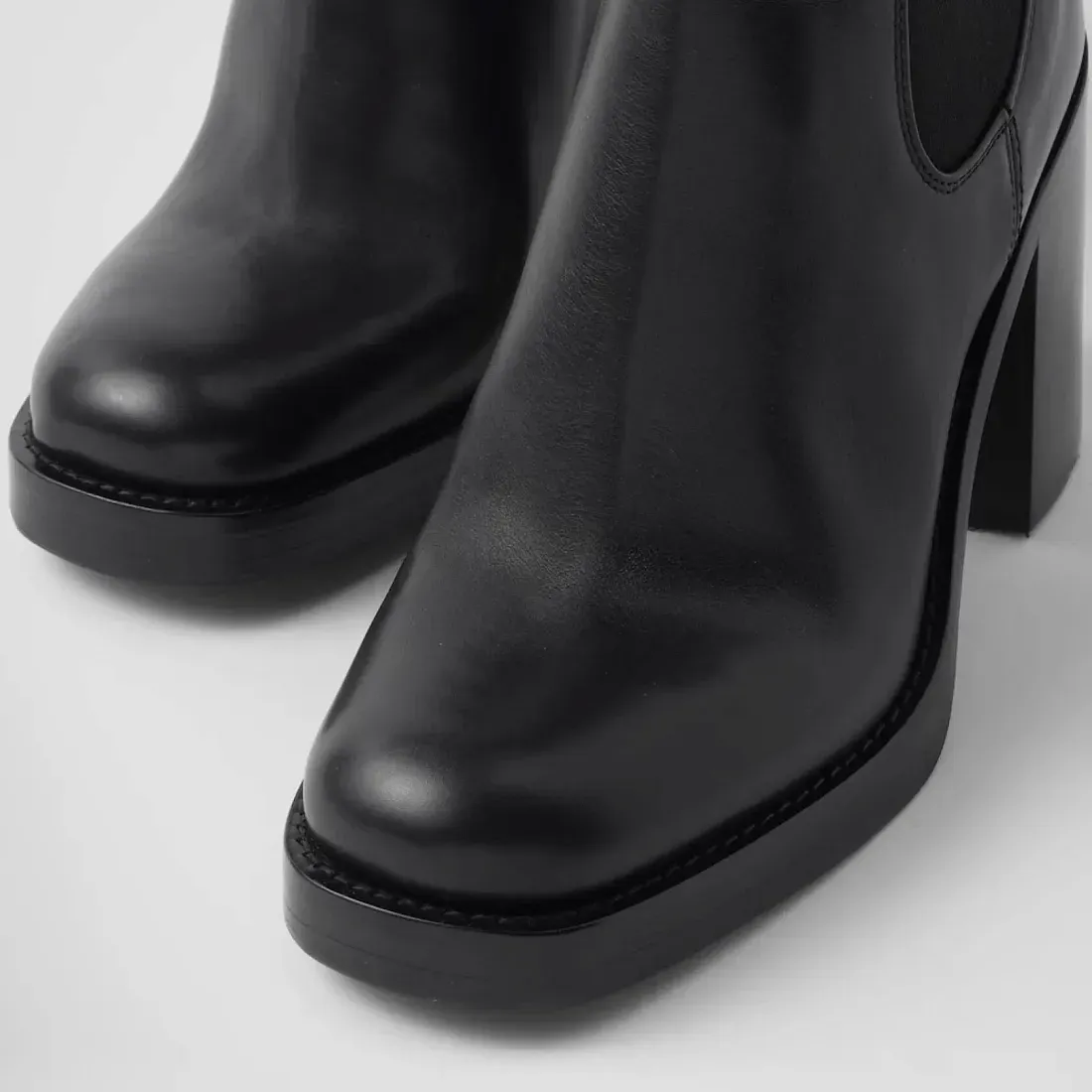 Prada Ботинки из кожи Black - фото 6