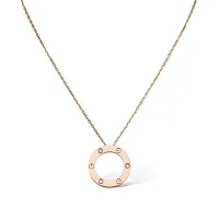 Cartier Кулон Love, 3 diamonds Man Rose Gold - фото 1