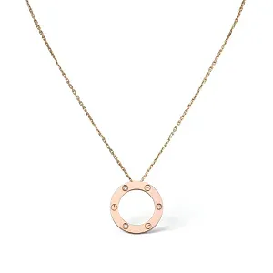 Cartier Кулон Love, 3 diamonds Man Rose Gold - фото 1