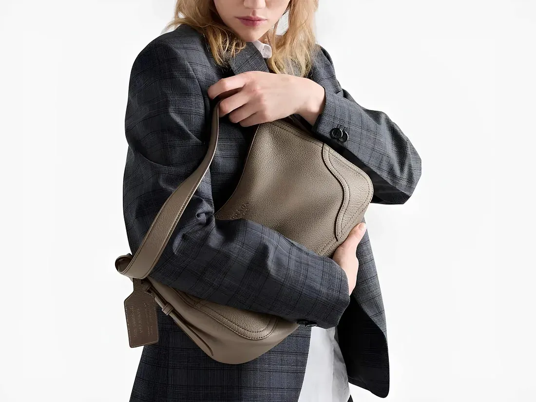 Prada Большая сумка Aimee Clay Grey - фото 2