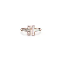 Tiffany & Co. Кольцо T Diamond Rose Gold - фото 1