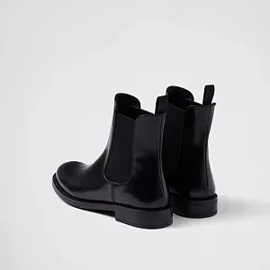 Prada Ботинки из матовой кожи - фото 4
