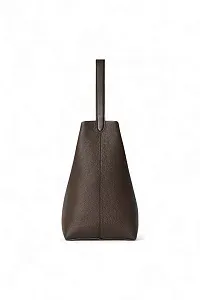 The Row Сумка Medium NS Park Tote Deep Brown из кожи - фото 4