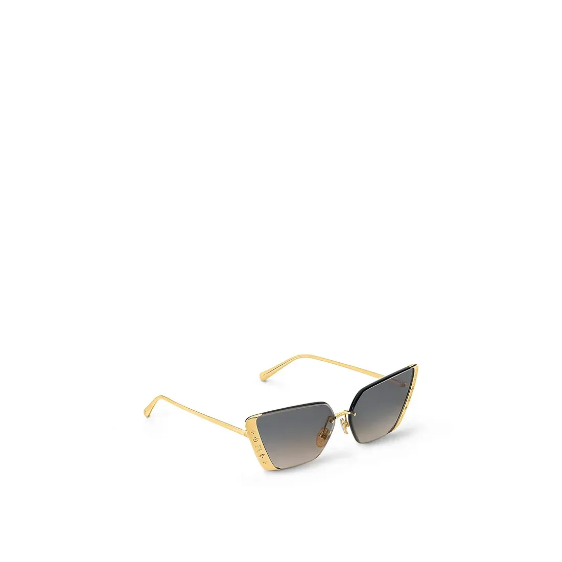 Louis Vuitton Солнцезащитные очки Moon Metal Cat Eye Gold - фото 3