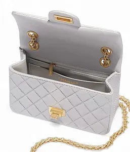 Chanel Сумка Mini 2.55 Gris Clair - фото 3