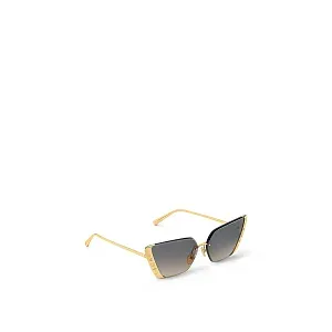 Louis Vuitton Солнцезащитные очки Moon Metal Cat Eye Gold - фото 3