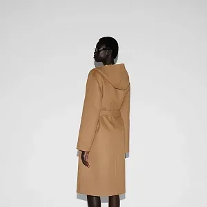 Gucci Двустороннее пальто из шелка и шерсти GG - фото 3
