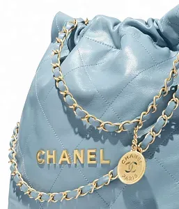 Chanel Сумка Mini 22 Bleu - фото 4