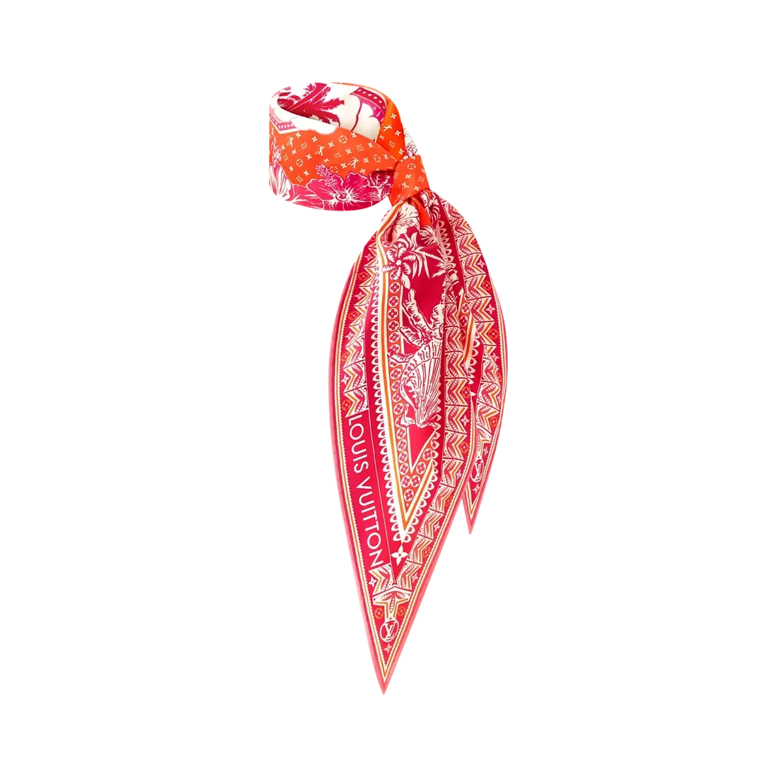 Louis Vuitton Шарф-лозанж Ocean Rose Fuchsia - фото 3