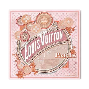 Louis Vuitton Платок-каре Malles Merveilleuses 90 Rose - фото 1