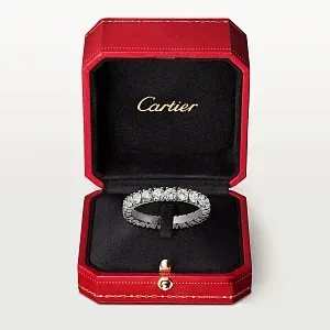 Cartier Обручальное кольцо с бриллиантовым паве Destinee 3,3 мм Platinum - фото 4