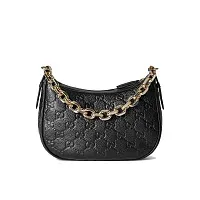 Gucci Маленькая сумка на плечо GG Black - фото 1