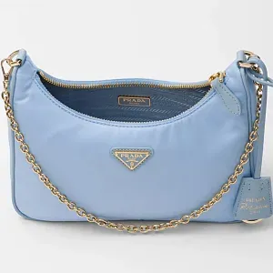 Prada Сумка Re-Edition 2005 из Re-Nylon Pale Blue - фото 5