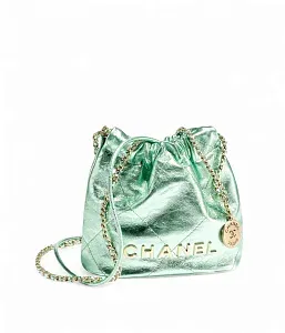 Chanel Сумка Mini 22 Green - фото 2