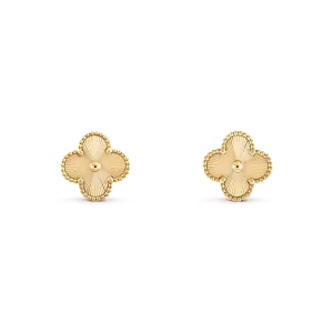Van Cleef & Arpels Серьги Vintage Alhambra Yellow Gold - фото 1