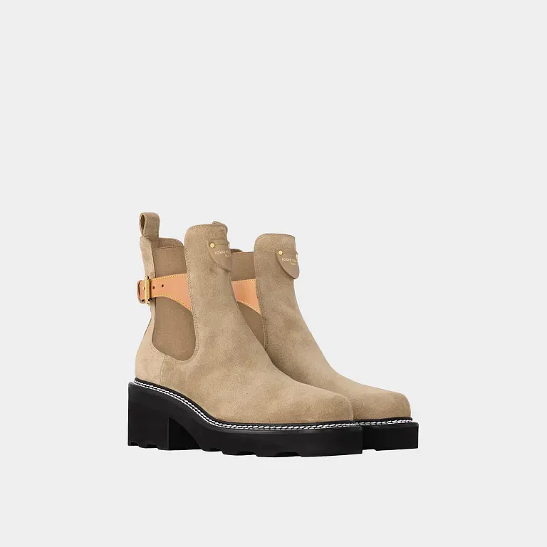 Ботинки LV Beaubourg Louis Vuitton Beige - фото 1