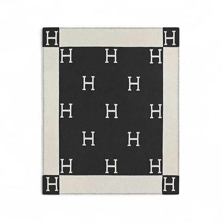 Плед Avalon Hermes Ecru / Gris Fonce - фото 1
